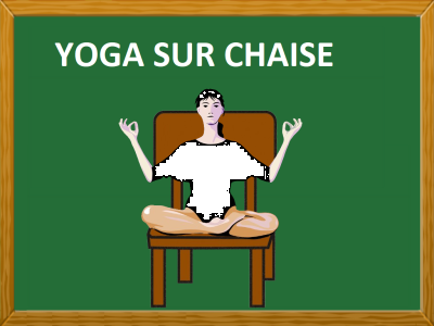 COURS YOGA SUR CHAISE