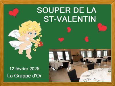 SOUPER DE LA ST-VALENTIN