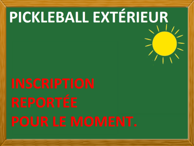 PICKLEBALL EXTÉRIEUR