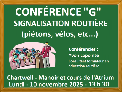 CONFÉRENCE G - 10 NOVEMBRE 2025