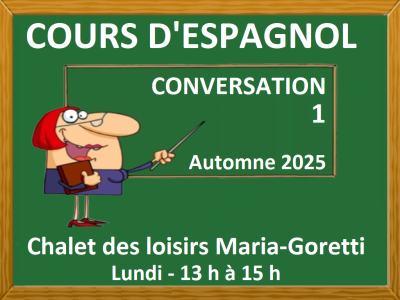 COURS D'ESPAGNOL – CONVERSATION 1
