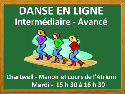DANSE EN LIGNE -  INTERMÉDIAIRE AVANCÉ