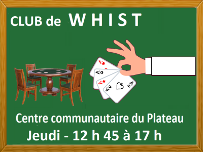 CLUB DE WHIST CJR