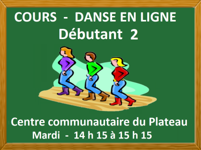 COURS DANSE EN LIGNE -&nbsp; D&eacute;butant 2
