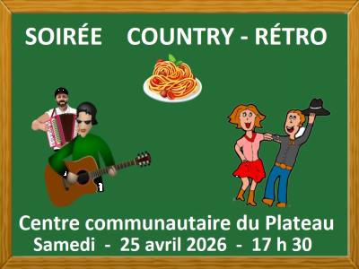 SOIR&Eacute;E COUNTRY-R&Eacute;TRO