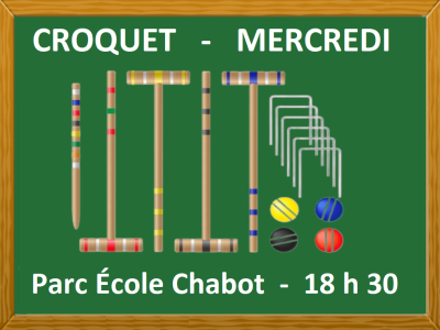 CROQUET - MERCREDI